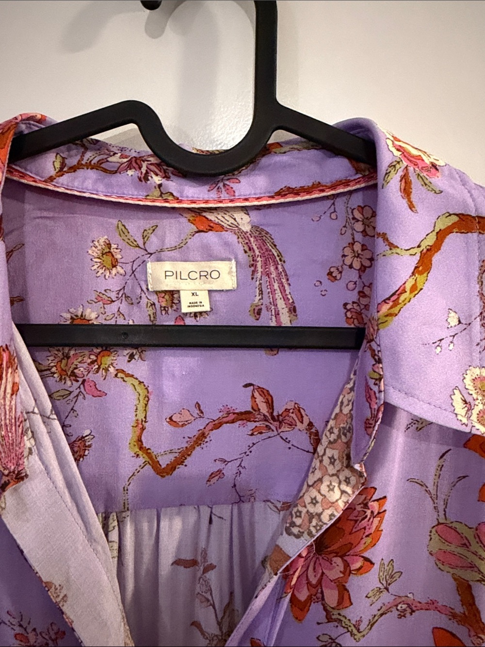 Anthropologie - Pilcro Romy Relax Floral Button-Up Shirt - #117 - Picture 4 of 6
